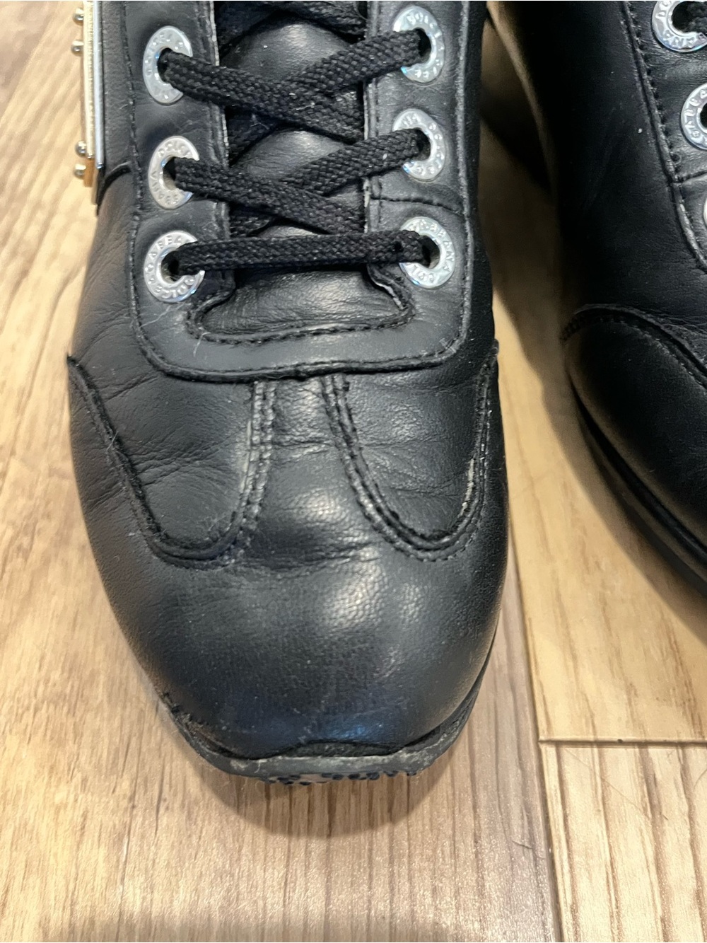 Dolce & Gabbana Black Leather Wedge Women’s Sneakers- size 36.5 - Picture 9 of 13